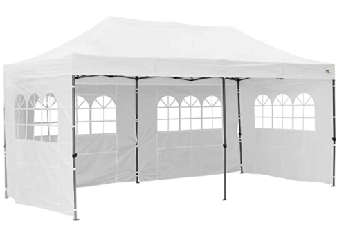 10X20 POP UP TENT WITH WALLS (setup Inc)