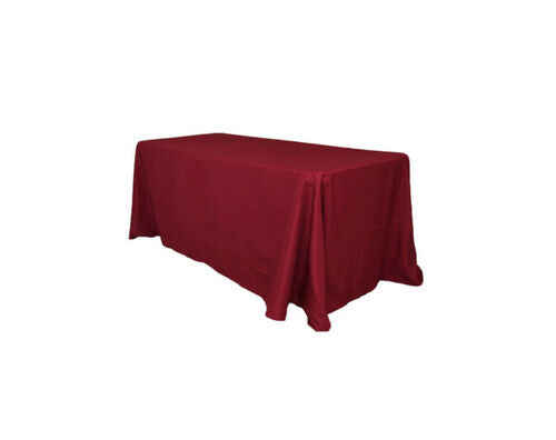 Rectangle Polyester Tablecloths 90x132 (Choose Color)