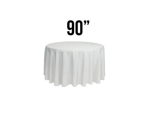 Round Tablecloth 90" (Choose A Color)